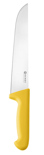 COLTELLO DA MACELLAIO, 250 MM, HACCP, HENDI, PROFI LINE, GIALLO, (L)381MM - 845509