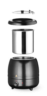 BOLLITORE PER ZUPPE., HENDI, KITCHEN LINE, 8L, NERO, 230V/400W, Ø330X(H)363MM - 860083
