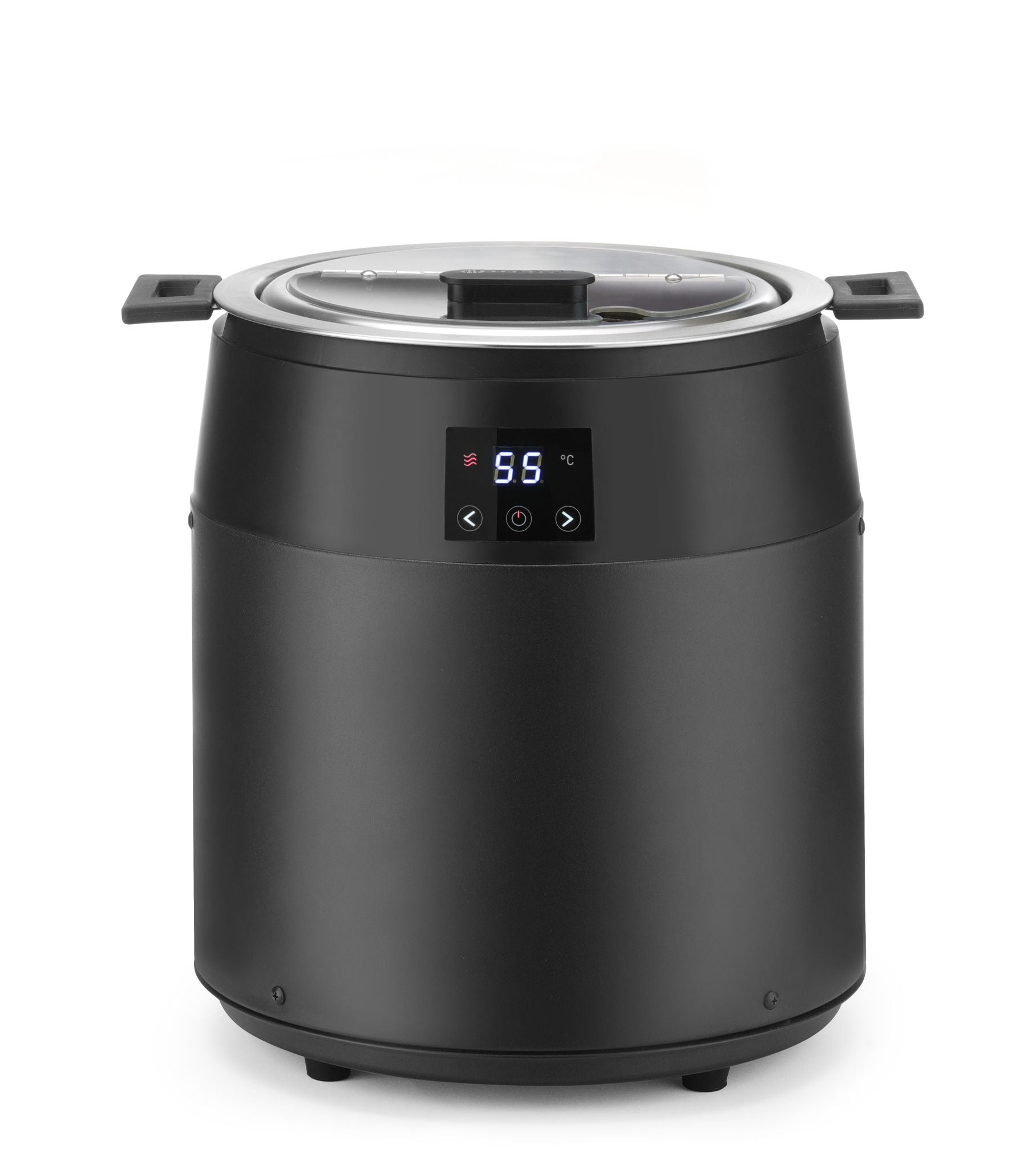 BOLLITORE PER ZUPPE SENZA ACQUA, 10L, HENDI, 10L, NERO, 230V/450W, Ø330X(H)398MM - 860564