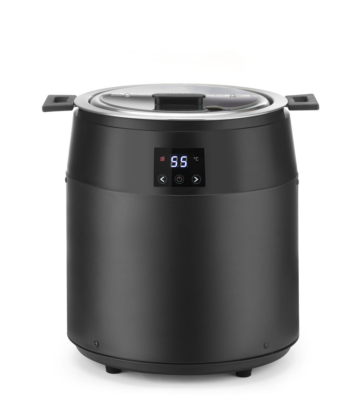 BOLLITORE PER ZUPPE SENZA ACQUA, 10L, HENDI, 10L, NERO, 230V/450W, Ø330X(H)398MM - 860564
