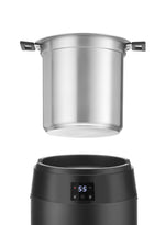 BOLLITORE PER ZUPPE SENZA ACQUA, 10L, HENDI, 10L, NERO, 230V/450W, Ø330X(H)398MM - 860564