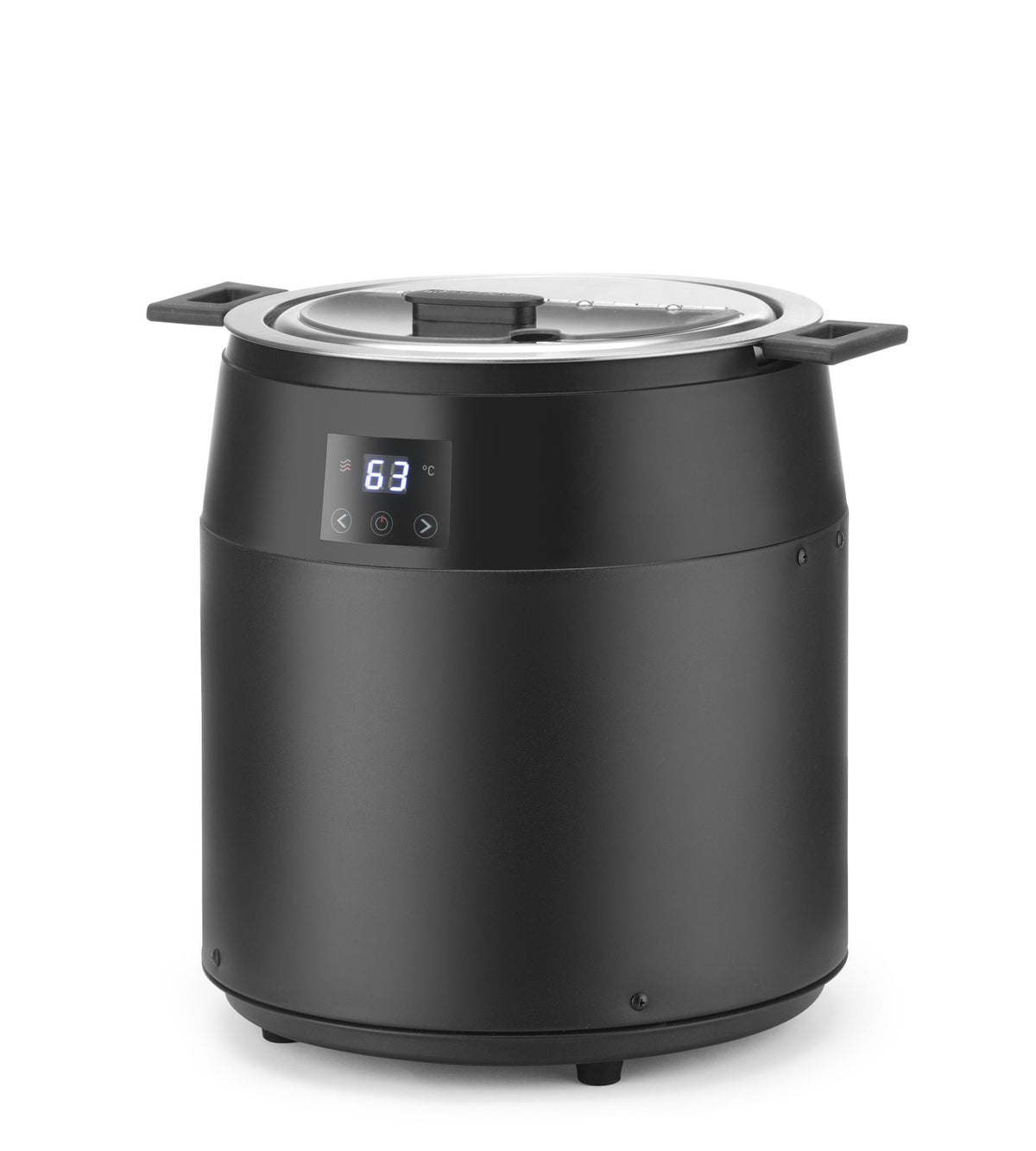 BOLLITORE PER ZUPPE SENZA ACQUA, 10L, HENDI, 10L, NERO, 230V/450W, Ø330X(H)398MM - 860564