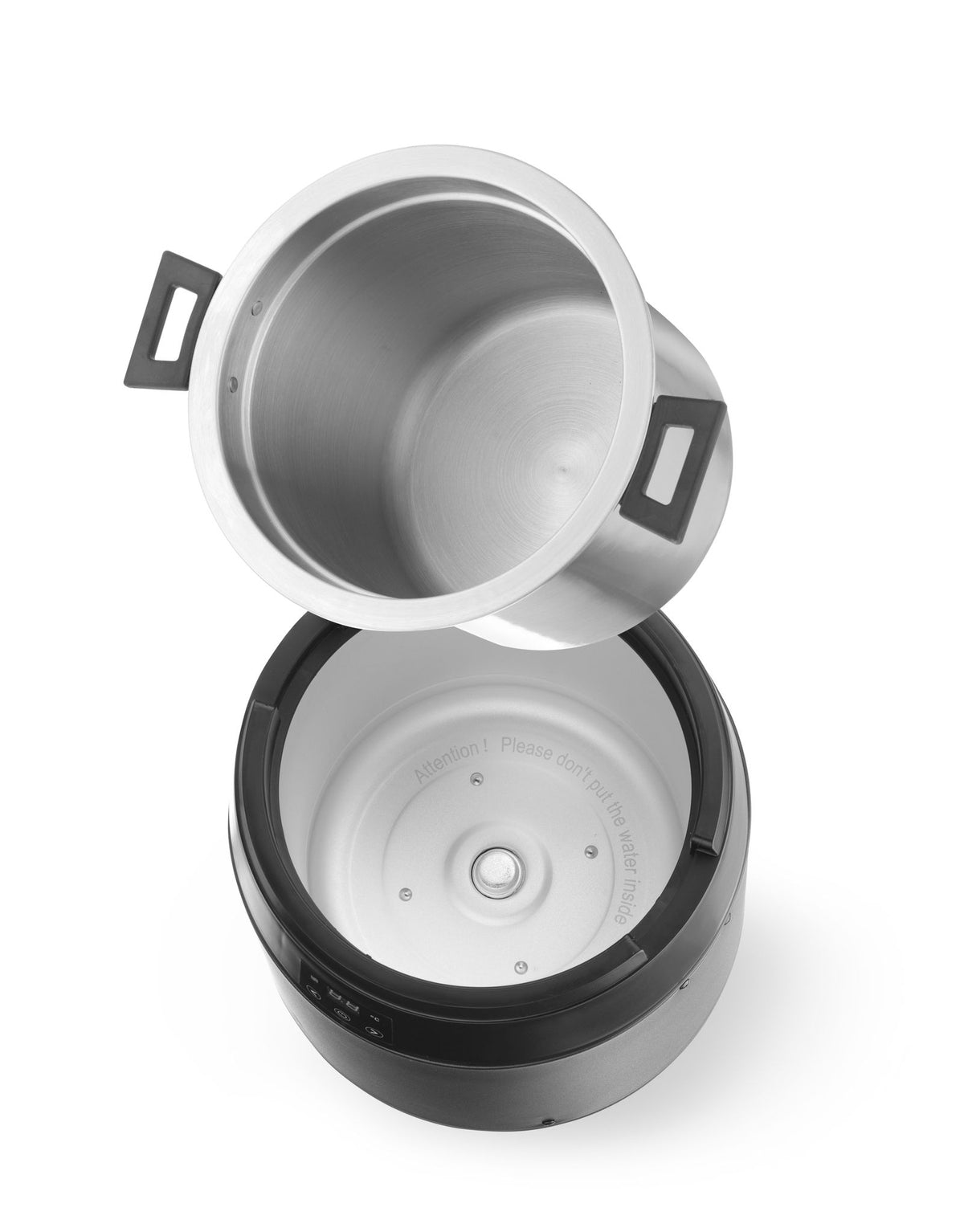 BOLLITORE PER ZUPPE SENZA ACQUA, 10L, HENDI, 10L, NERO, 230V/450W, Ø330X(H)398MM - 860564