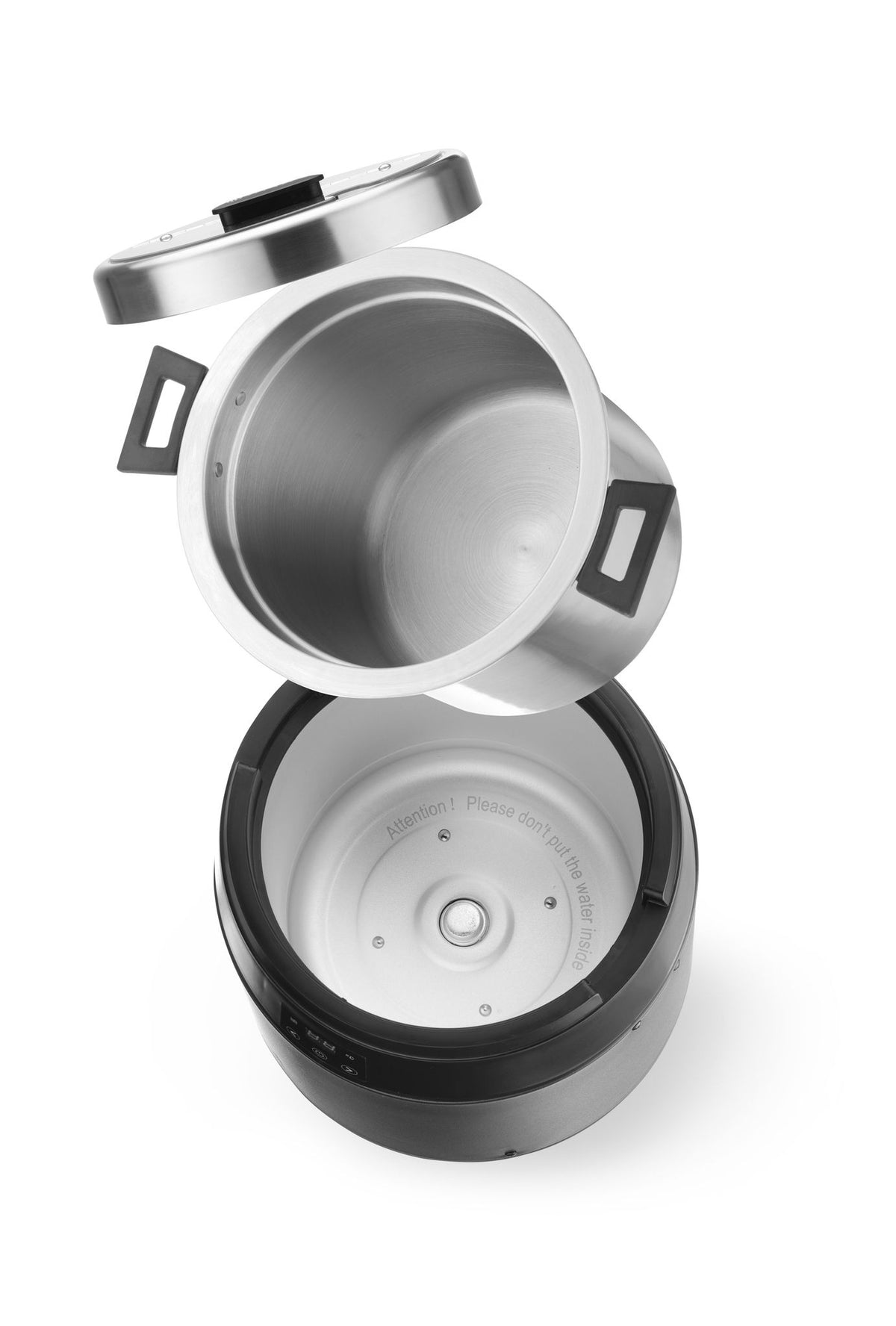 BOLLITORE PER ZUPPE SENZA ACQUA, 10L, HENDI, 10L, NERO, 230V/450W, Ø330X(H)398MM - 860564