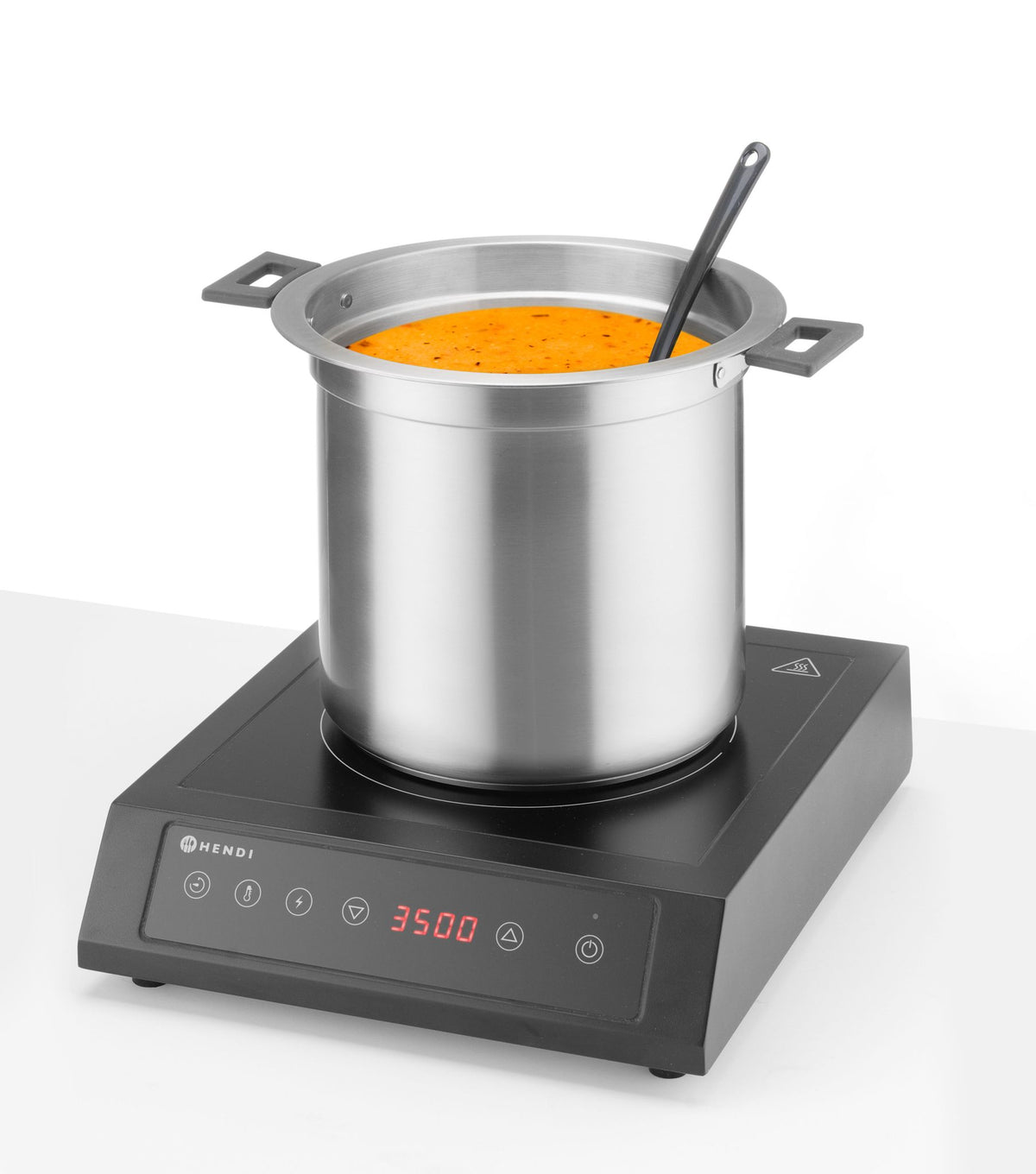 BOLLITORE PER ZUPPE SENZA ACQUA, 10L, HENDI, 10L, NERO, 230V/450W, Ø330X(H)398MM - 860564