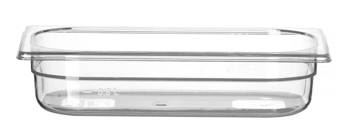 CONTENITORE GN 1/2 COOL, HENDI, COOL, GN 1/2, 4L, TRASPARENTE, 325X265X(H)65MM - 882078
