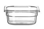 GN 1/6 CONTENITORE COOL, HENDI, COOL, GN 1/6, 1,6L, TRASPARENTE, 176X162X(H)100MM - 882320