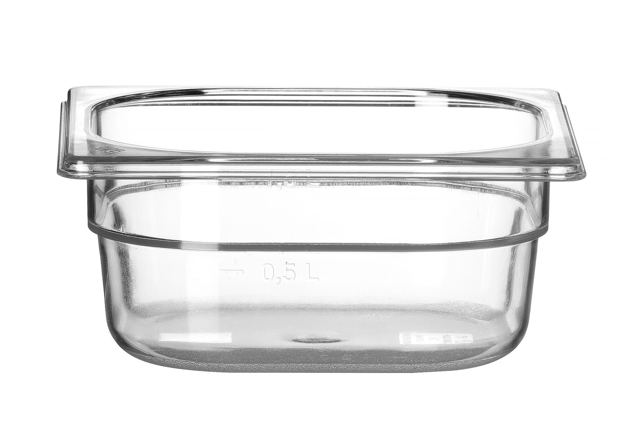 GN 1/6 CONTENITORE COOL, HENDI, COOL, GN 1/6, 2,3L, TRASPARENTE, 176X162X(H)150MM - 882344