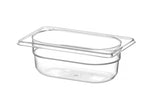 GN 1/9 CONTENITORE COOL, HENDI, COOL, GN 1/9, 0,6L, TRASPARENTE, 108X176X(H)65MM - 882382