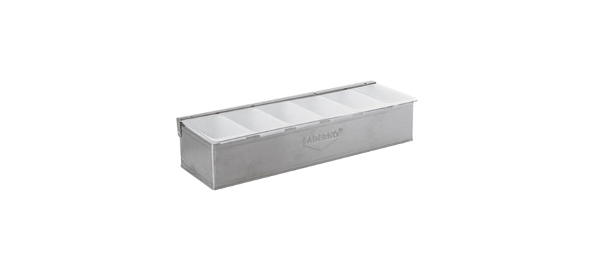 PADERNO CONT.6 SCOMP.INOX C/C 47X16 H10 - 86970 - MORINI