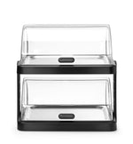 DISPLAY DI RAFFREDDAMENTO DOPPIO ROLL-TOP DUO UNIQ, HENDI, DESIGNED BY ROBERT BRONWASSER, NERO, 480X - 871812