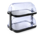 DISPLAY DI RAFFREDDAMENTO ROLL-TOP, DOPPIO, HENDI, GRIGIO SCURO, 440X320X(H)440MM - 871881