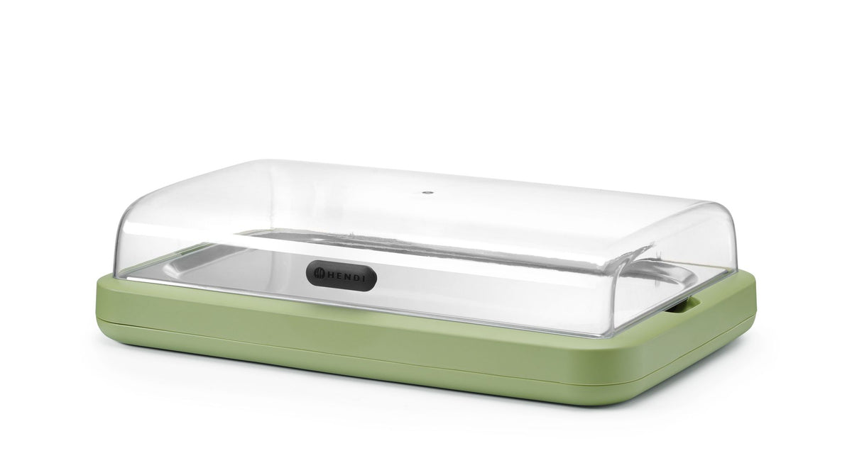 DISPLAY DI RAFFREDDAMENTO UNIQ, HENDI, DESIGNED BY ROBERT BRONWASSER, GN 1/1, VERDE, 593X389X(H)147M - 871928