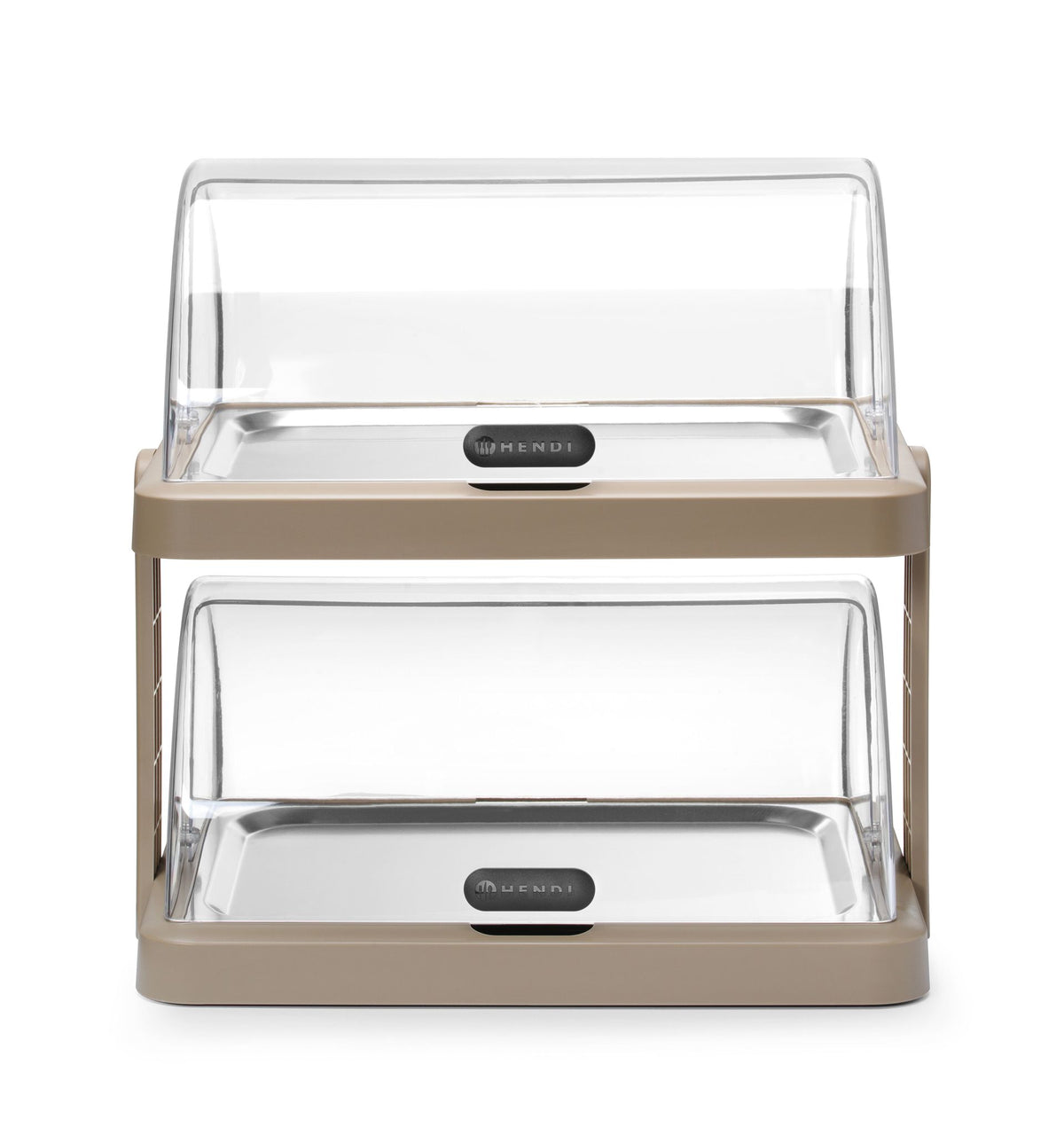 DISPLAY DI RAFFREDDAMENTO DOPPIO ROLL-TOP DUO UNIQ, HENDI, DESIGNED BY ROBERT BRONWASSER, NERO, 480X - 871812