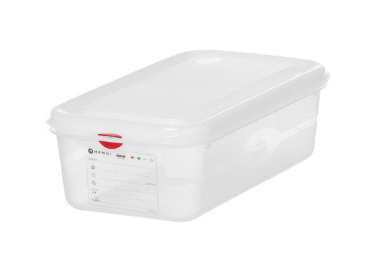 CONTENITORE GN 1/3 POLIPROPILENE, GN 1/3, 4L, TRASPARENTE, 325X176X(H)100MM