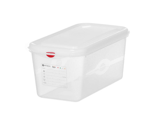 CONTENITORE GN 1/3 POLIPROPILENE, GN 1/3, 6L, TRASPARENTE, 325X176X(H)150MM