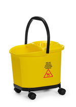 SECCHIO PER SCOPA, HENDI, 16L, GIALLO, 405X296X(H)340MM - 873397