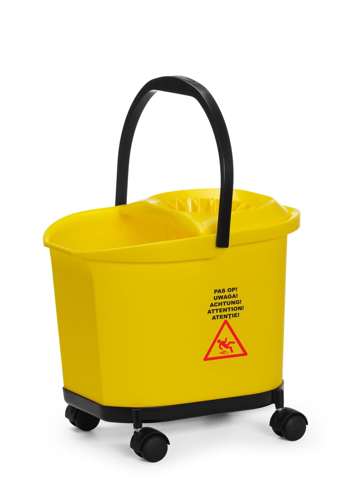SECCHIO PER SCOPA, HENDI, 16L, GIALLO, 405X296X(H)340MM - 873397
