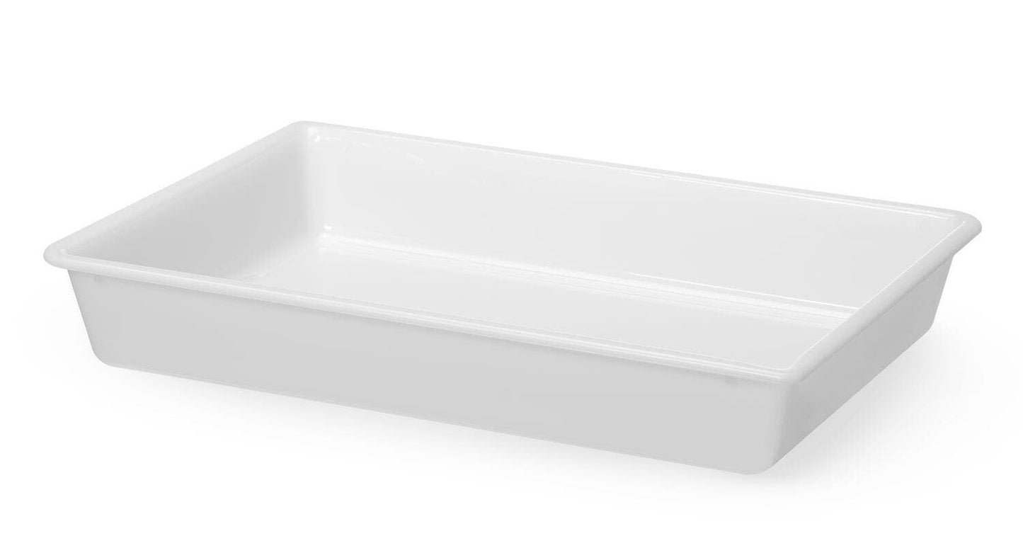 VASSOIO DI PREPARAZIONE, 12L, BIANCO, 535X385X(H)85MM