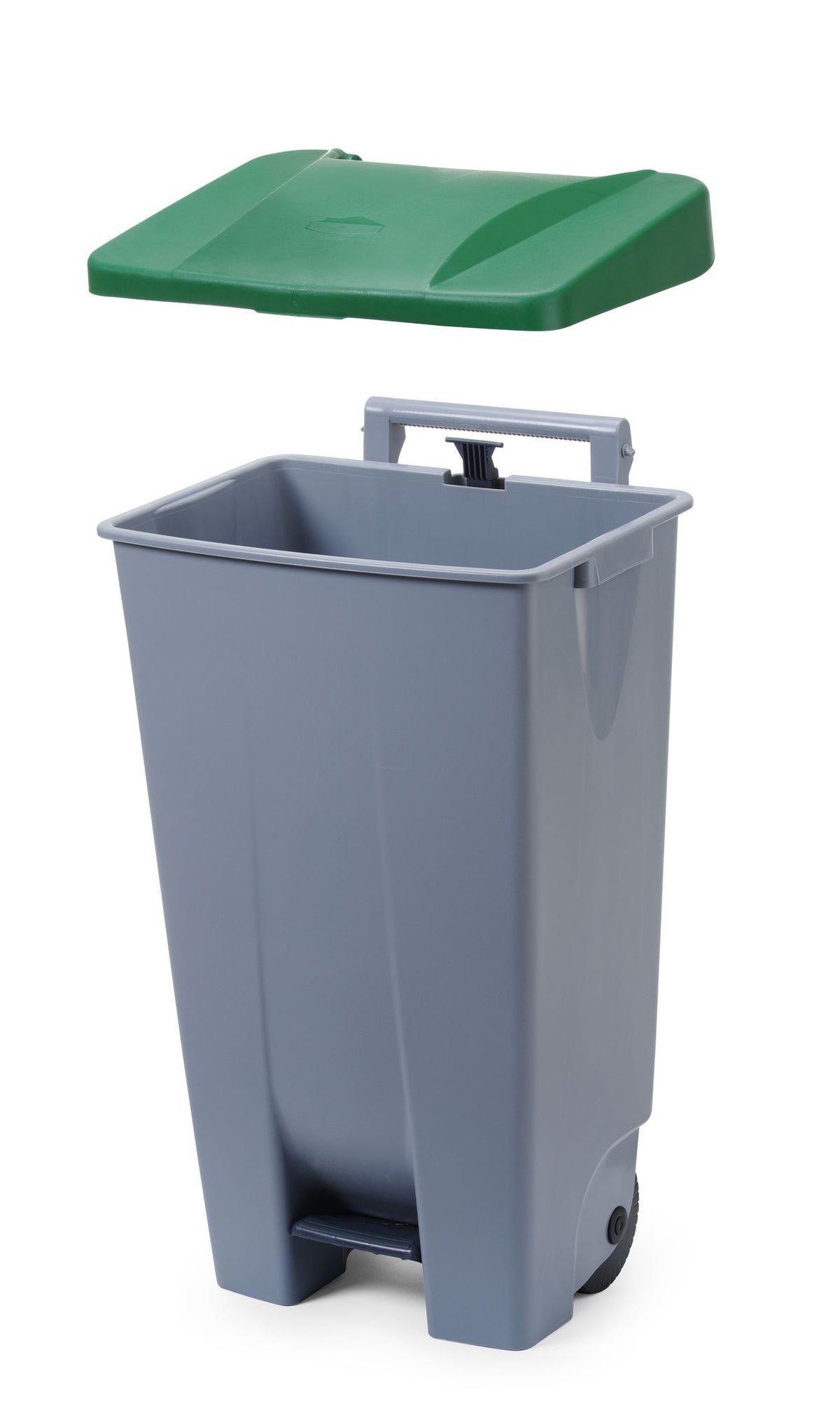 CONTENITORE RIFIUTI, HENDI, 120L, GRIGIO CHIARO, 510X425X(H)875MM - 873458
