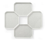VASSOIO, TRAPEZOIDALE , AMERBOX, GRANITO, 455X355MM - 876657