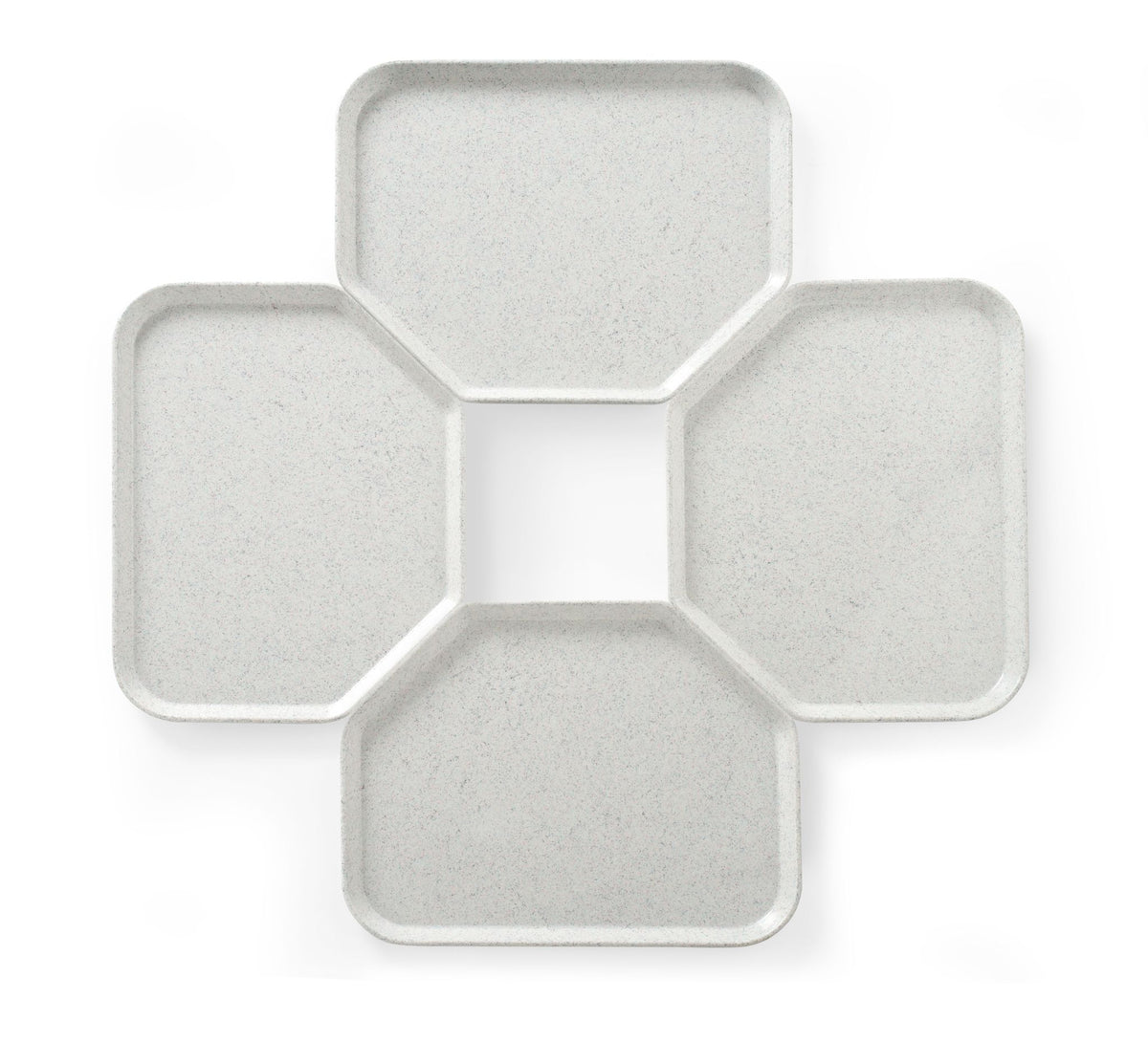 VASSOIO, TRAPEZOIDALE , AMERBOX, GRANITO, 455X355MM - 876657