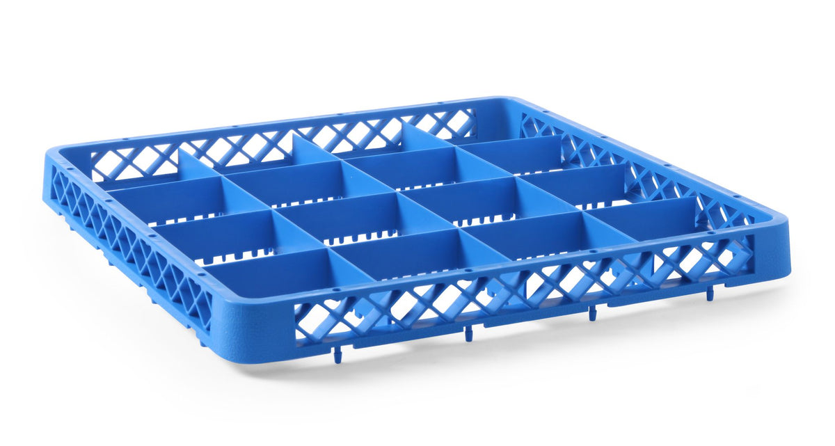 RIALZO PER CESTELLO PER LAVASTOVIGLIE, HENDI, 49 SETTORI 62X62MM, 500X500X(H)45MM - 877500
