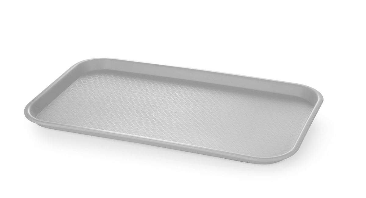 VASSOIO FAST FOOD IN POLIPROPILENE GN 1/1, AMERBOX, GN 1/1, GRIGIO CHIARO, 530X325X(H)20MM - 878538