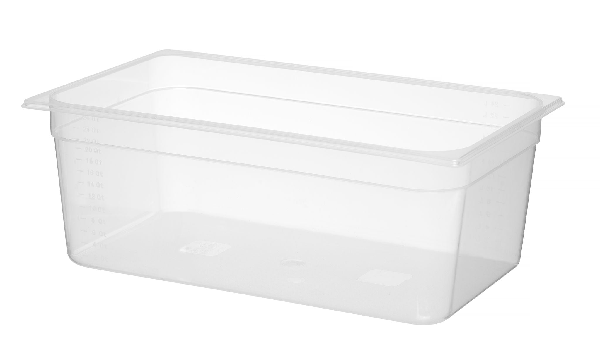 CONTENITORE GASTRONORM 1/1, HENDI, PROFI LINE, GN 1/1, 21L, TRASPARENTE, 530X325X(H)150MM - 880012