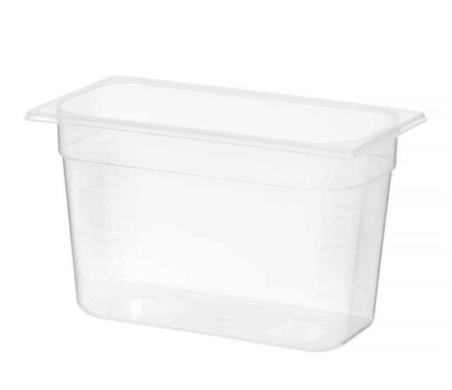 CONTENITORE GASTRONORM 1/3, HENDI, PROFI LINE, GN 1/3, 5,7L, TRASPARENTE, 325X176X(H)150MM - 880210