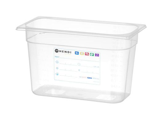 CONTENITORE GASTRONORM 1/3, GN 1/3, 7,8L, TRASPARENTE, 325X176X(H)200MM
