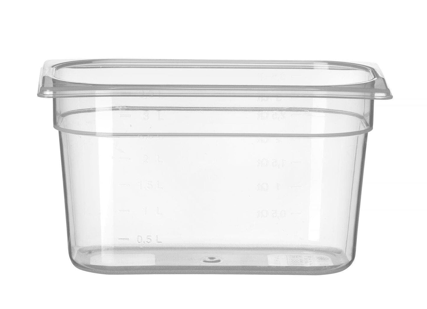 CONTENITORE GASTRONORM 1/4, PROFI LINE, GN 1/4, 4L, TRASPARENTE, 265X162X(H)150MM