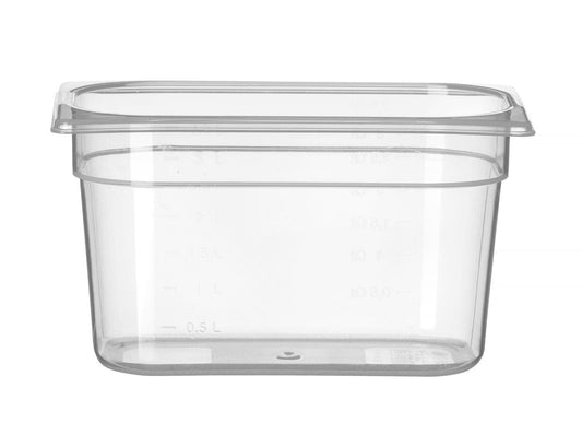 CONTENITORE GASTRONORM 1/4, PROFI LINE, GN 1/4, 4L, TRASPARENTE, 265X162X(H)150MM