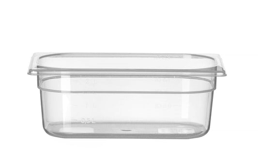 CONTENITORE GASTRONORM 1/4, PROFI LINE, GN 1/4, 2,8L, TRASPARENTE, 265X162X(H)100MM