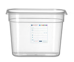 CONTENITORE GASTRONORM 1/4, HENDI, GN 1/4, 4L, TRASPARENTE, 265X162X(H)150MM - 880364