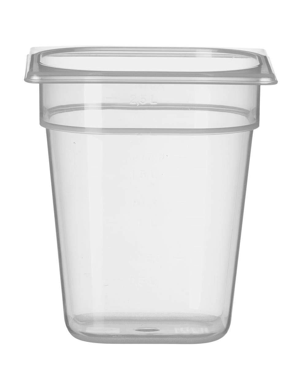 CONTENITORE GASTRONORM 1/6, PROFI LINE, GN 1/6, 3,4L, TRASPARENTE, 176X162X(H)200MM