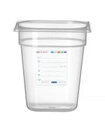 CONTENITORE GASTRONORM 1/6, HENDI, GN 1/6, 2,4L, TRASPARENTE, 176X162X(H)150MM - 880463
