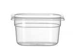 CONTENITORE GASTRONORM 1/9, HENDI, PROFI LINE, 1,0, GN 1/9, 0,75L, TRASPARENTE, 176X108X(H)100MM - 880524