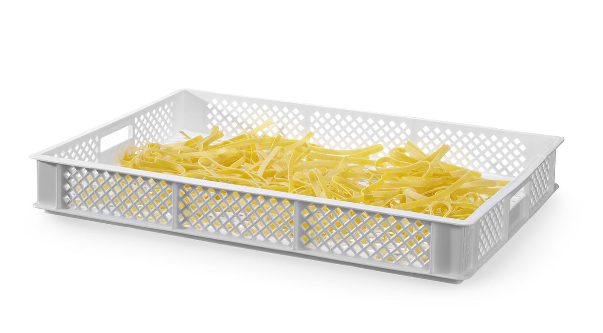 CASSETTA DI ESSICCAZIONE PASTA FRESCA, HENDI, BIANCO, 600X400X(H)70MM, RETTANGOLARE - 880999