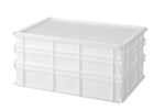 CONTENITORE PER IMPASTO PER PIZZA 600X400, AMERBOX, PROFI LINE, BIANCO, 600X400X(H)70MM, RETTANGOLAR - 881033
