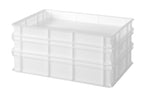 CONTENITORE PER IMPASTO PER PIZZA 600X400, AMERBOX, PROFI LINE, BIANCO, 600X400X(H)70MM, RETTANGOLAR - 881033