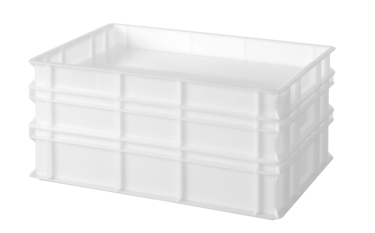 CONTENITORE PER IMPASTO PER PIZZA 600X400, AMERBOX, PROFI LINE, BIANCO, 600X400X(H)70MM, RETTANGOLAR - 881033