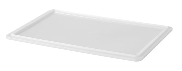 COPERCHIO PER SCATOLE DI IMPASTO PER PIZZA, AMERBOX, PROFI LINE, BIANCO, 600X400MM, RETTANGOLARE - 881071