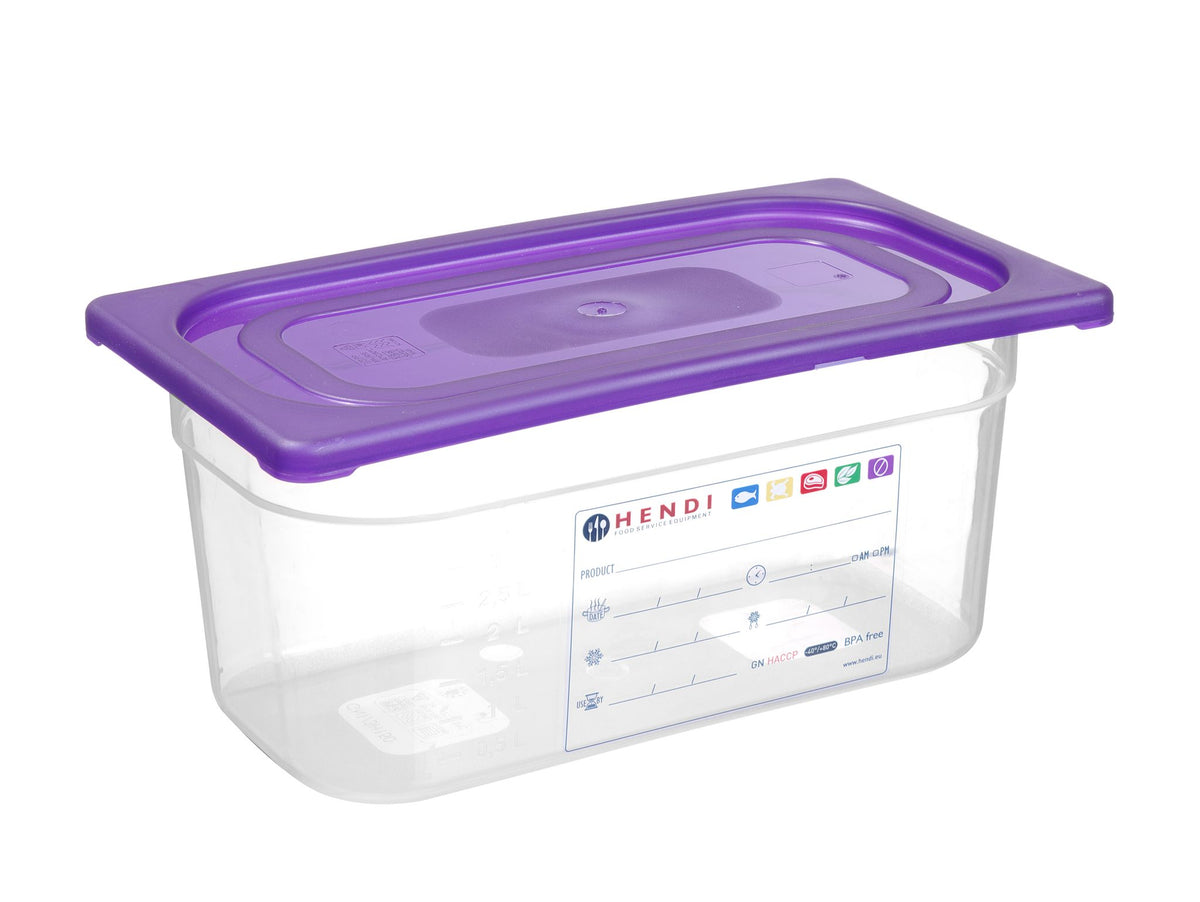COPERCHIO GASTRONORM PORPORA, HENDI, GN 1/1, PORPORA, 530X325MM - 881705