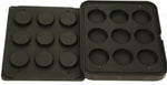9 IMPRONTE TONDE Ø 80/76 H 20 MM - PIASTRA PER COOKMATIC 380X330 MM - PIASTRA-W - PAVONI ITALIA - PIASTRE E STAMPI