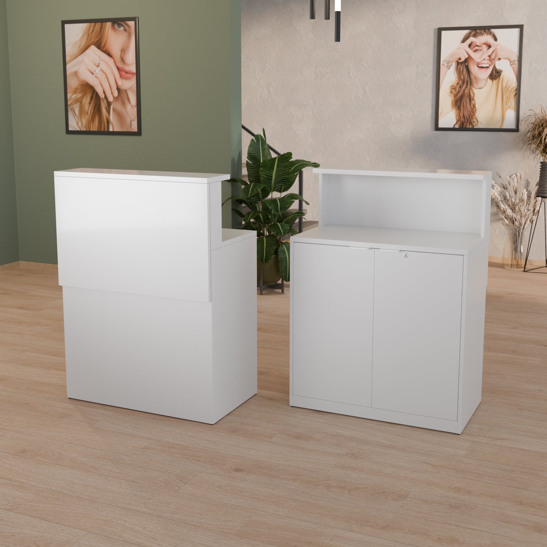 BANCHI VENDITA LAMINATO 90X50X120 CM - 90/BA + 90/AF - ITALVETRINE
