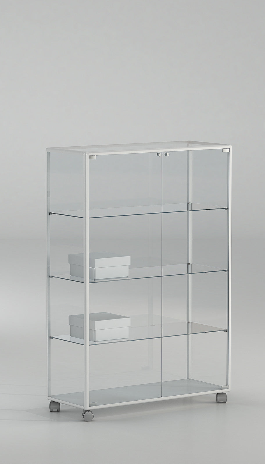 VETRINE ALLUMINIO ALLDESIGN+PLUS 71X37X140 CM - 71/14P - ITALVETRINE