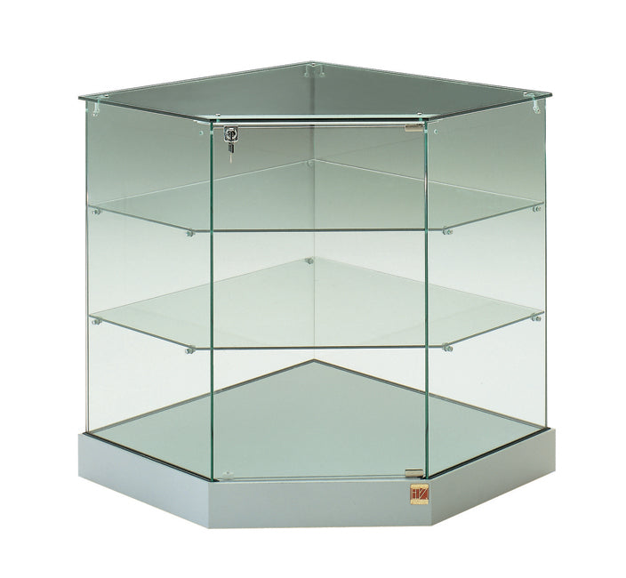 BANCHI VENDITA, VETRINE ANGOLARI LAMINATO 73X73X90 CM - 92/AG - ITALVETRINE