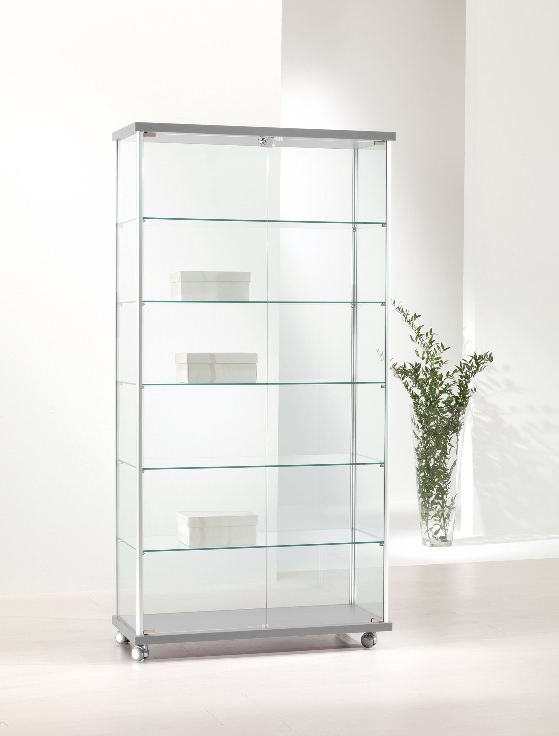 VETRINE ALLUMINIO ALLDESIGN 93X39X180 CM - 93/A - ITALVETRINE