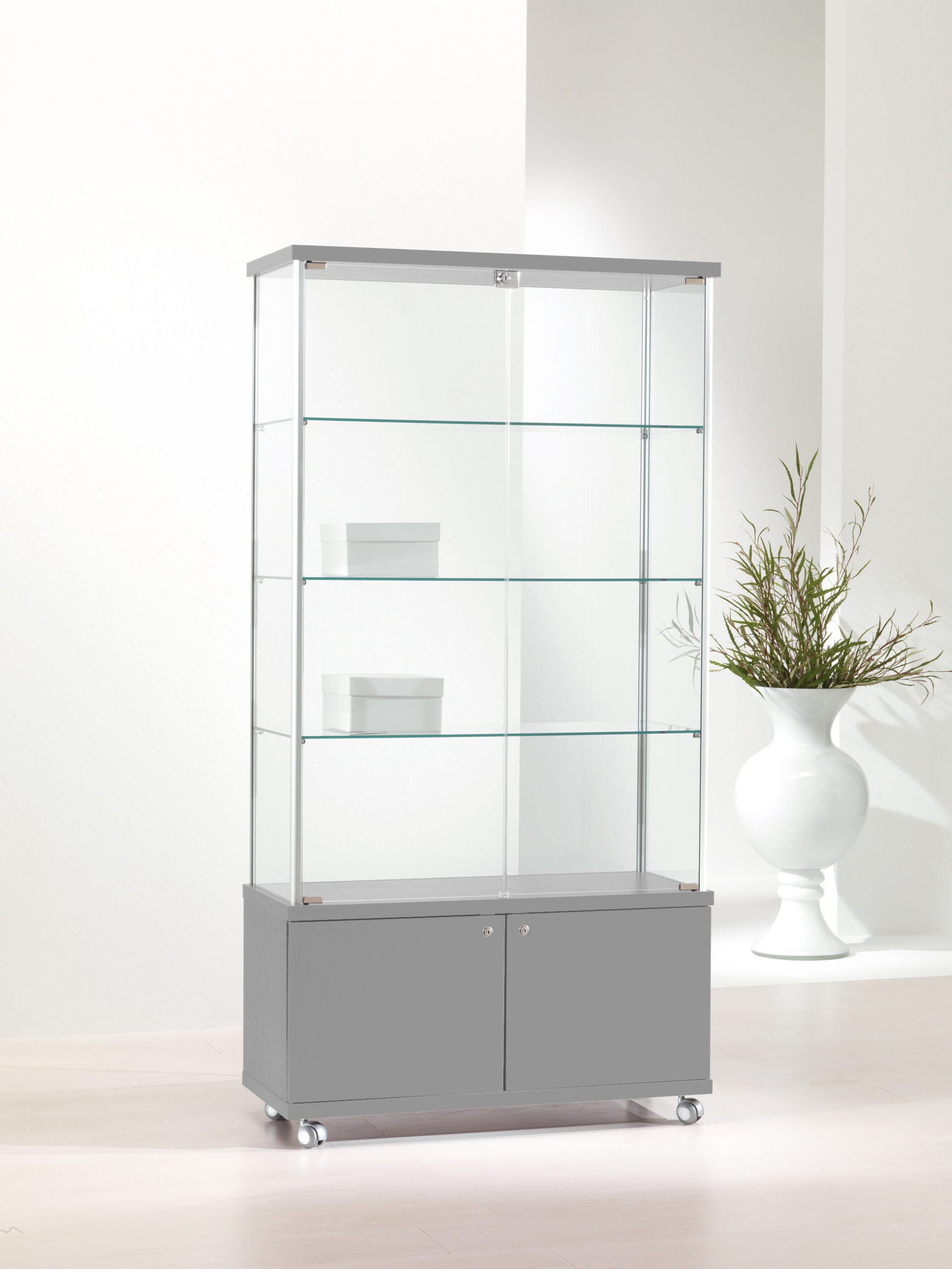VETRINE ALLUMINIO ALLDESIGN 93X39X180 CM - 93/M - ITALVETRINE